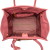 Prada B Prada Pink Calf Leather Vitello Daino Shopping Tote Italy