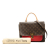 Louis Vuitton B Louis Vuitton Brown with Red Monogram Canvas Fabric Monogram Marignan France
