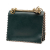Fendi B Fendi Green Dark Green Calf Leather Small Scalloped Kan I Crossbody Italy