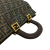 Fendi AB Fendi Brown Canvas Fabric Zucca Twins Tote Italy