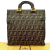 Fendi AB Fendi Brown Canvas Fabric Zucca Twins Tote Italy