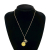 Chanel AB Chanel Gold with White Pearl Gold Plated Metal CC Faux Pearl Clock Pendant Necklace France
