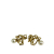 Christian Dior B Dior Gold Gold Plated Metal Pearl Crystal Dio(r)evolution Clip On Earrings France