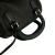 Prada AB Prada Black Calf Leather Soft Top Handle Bag Italy