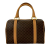 Celine B Celine Brown Coated Canvas Fabric Macadam Satchel France
