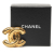 Chanel B Chanel Gold Gold Plated Metal CC Quilted Brooch France