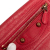 Balenciaga B Balenciaga Red Lambskin Leather Leather Lambskin Motocross Giant 12 Envelope Clutch Italy