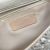 Chanel B Chanel Silver Satin Fabric Medium Seasonal Sequin Flap Italy