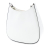 Prada AB Prada White Pearl Calf Leather Brushed Cleo Shoulder Bag Italy