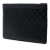 Louis Vuitton AB Louis Vuitton Black Calf Leather Monogram Shadow Discovery Pochette Spain