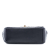 Chanel AB Chanel Blue Navy Calf Leather Medium Quilted Glazed skin Gold Bar Top Handle Flap Italy