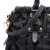 Prada AB Prada Black Nylon Fabric Tessuto Gaufre Satchel Italy