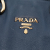 Prada B Prada Blue Midnight Blue Calf Leather Soft Open Convertible Tote China