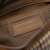 Burberry Brown Beige Coated Canvas Fabric Haymarket Check Stitched and Leather Dunloe Satchel Italy