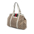 Gucci B Gucci Brown Beige with White Canvas Fabric GG Web New Ladies Tote Italy