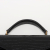 Saint Laurent Cassandre Mini Leather Moc Croc Top-handle Handbag Black