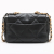 Chanel 19 Medium Lambskin Leather Matelassè Flap Handbag Black