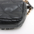 Chanel 19 Medium Lambskin Leather Matelassè Flap Handbag Black
