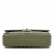 Chanel Classic Double Flap Medium Lambskin Leather Chevron Shoulder Bag Green