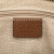 Gucci B Gucci Brown Beige Canvas Fabric Small GG Bree Satchel Italy