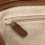 Gucci B Gucci Brown Beige Canvas Fabric Small GG Bree Satchel Italy