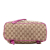 Gucci B Gucci Brown Beige with Purple Canvas Fabric GG Abbey D Ring Backpack Italy