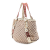 Gucci B Gucci Brown Beige Canvas Fabric GG Web Pelham Shoulder Bag Italy