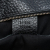 Gucci B Gucci Black Calf Leather Blondie Web Shoulder Bag Italy
