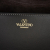 Valentino AB Valentino Black Calf Leather Medium Ohval Flap Bag Italy