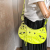 Balenciaga Le Cagole XS Arena Lambskin Leather 2-Ways Hobo Bag Fluo