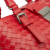 Bottega Veneta B Bottega Veneta Red Nappa Leather Leather Small Nappa Intrecciato Roma Satchel Italy