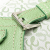 Loewe B LOEWE Green Light Green Canvas Fabric Anagram Crossbody China