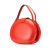 Loewe B LOEWE Red Calf Leather Anagram Round Handbag Spain