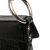 Dolce&Gabbana B Dolce & Gabbana Black Calf Leather Embossed Flap Shoulder Bag Italy
