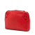 Bottega Veneta B Bottega Veneta Red Nappa Leather Leather Nappa Intrecciato Nodini Crossbody Italy