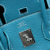 Hermès AB Hermès Blue Light Blue Calf Leather Togo Birkin Retourne 35 France