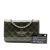 Chanel Green CC Quilted Metallic Patent Striped Wallet on Chain Spain