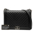 Chanel B Chanel Black Lambskin Leather Leather Large Quilted Lambskin Boy Flap Italy