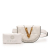 Versace B Versace White Nappa Leather Leather Quilted Nappa Virtus V Crossbody Belt Bag Italy