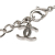 Chanel AB Chanel Silver Silver Plated Metal CC Station Necklace France