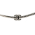 Chanel AB Chanel Silver Silver Plated Metal CC Station Necklace France