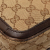 Gucci B Gucci Brown Beige Canvas Fabric GG Web Briefcase Italy