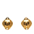 Chanel B Chanel Gold Gold Plated Metal CC Diamond Shape Clip on Earrings France