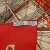 Hermès B Hermès Red with White Silk Fabric Marine et Cavalerie Scarf 90 France