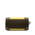 Celine B Celine Yellow with Brown Dark Khaki Calf Leather Micro Tricolor Luggage Tote Italy