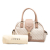 Loewe B LOEWE Brown Light Beige Canvas Fabric Anagram Handbag China