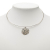 Chanel AB Chanel Silver SV925 / Sterling Silver Metal Sterling Silver Camellia Cutout Pendant Choker France