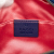 Gucci AB Gucci Blue Velvet Fabric GG Marmont Matelasse Belt Bag Italy