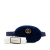 Gucci AB Gucci Blue Velvet Fabric GG Marmont Matelasse Belt Bag Italy