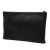 Bottega Veneta AB Bottega Veneta Black Nappa Leather Leather Nappa Intrecciato Clutch Italy